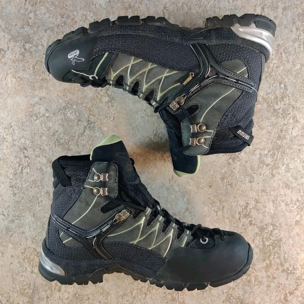 Salewa Alp Train Mid GTX Pelle Hiking Boots Gore-Tex Women's 8‎ * Barely Worn.